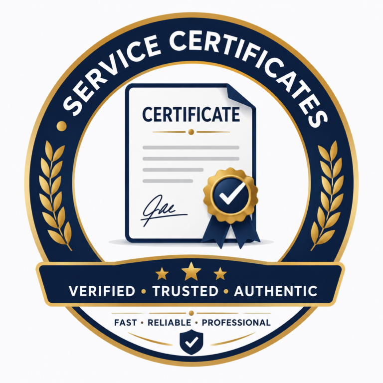 Certificates